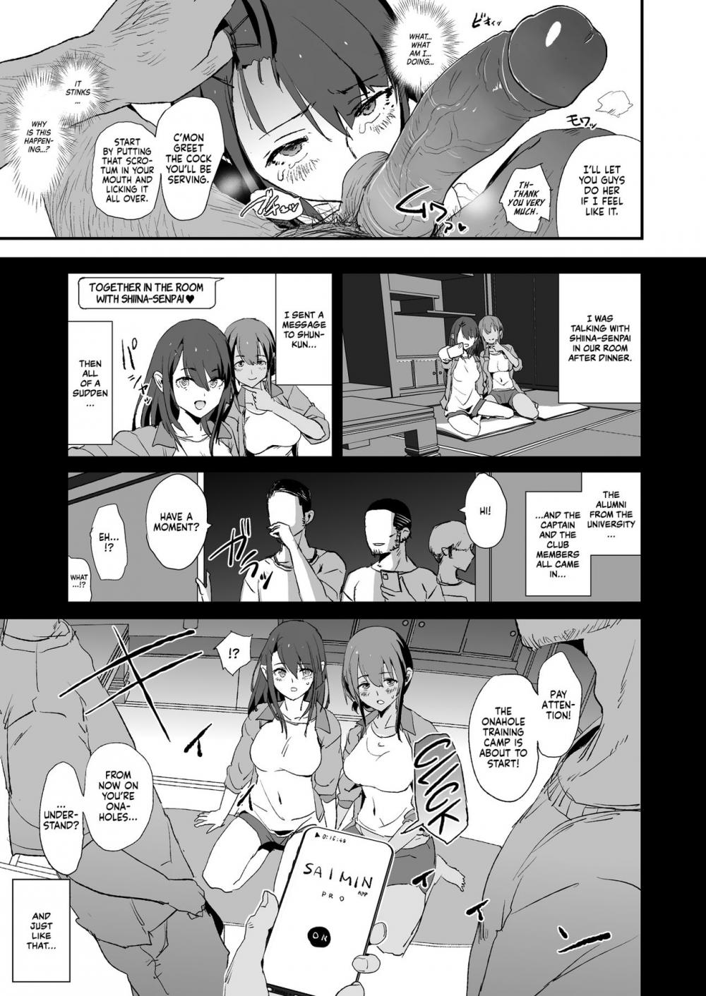 Hentai Manga Comic-It seems your girlfriend is going to the cock sleeve camp-Read-10